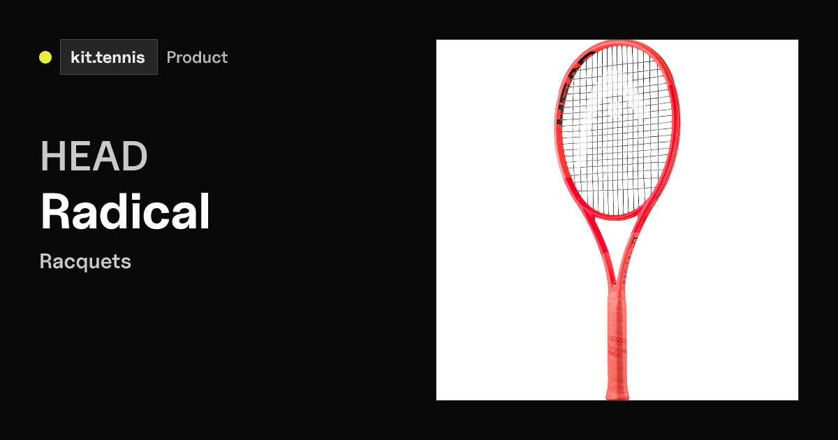 HEAD Radical — Players Using This racquets | kit.tennis